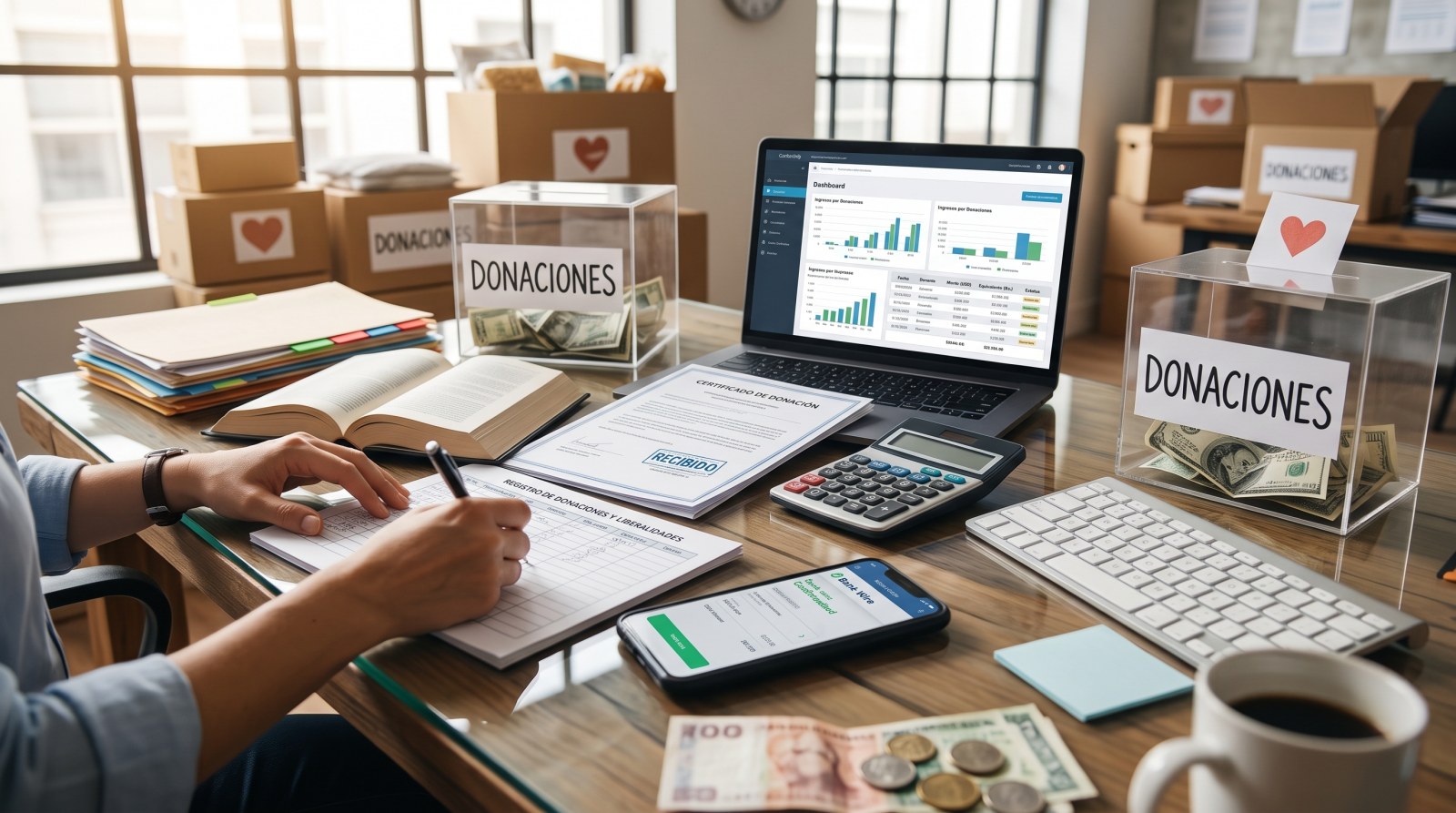 Portada de Registro contable de las Donaciones y Liberalidades