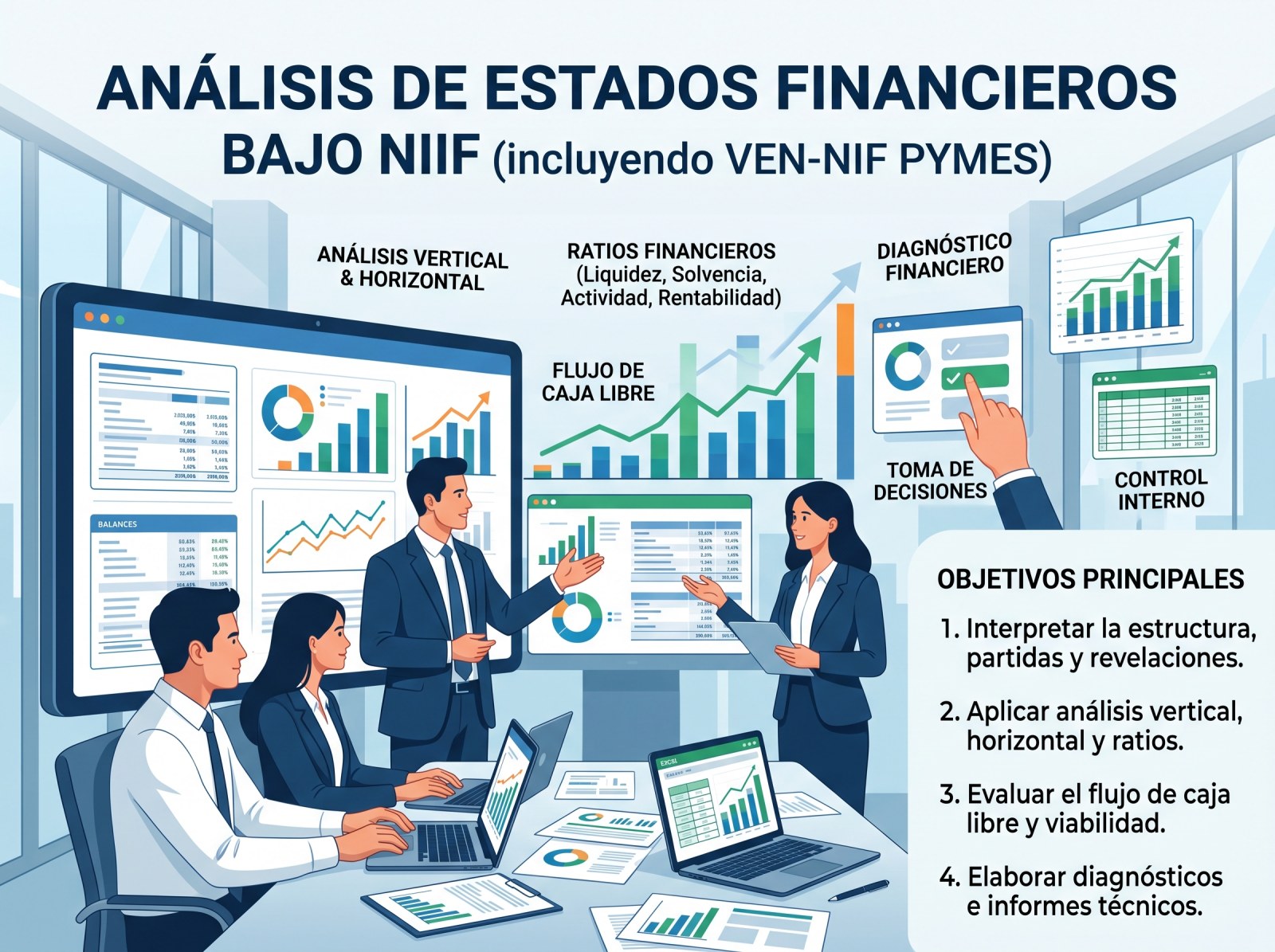 Portada de Análisis de Estados Financieros Bajo NIIF
