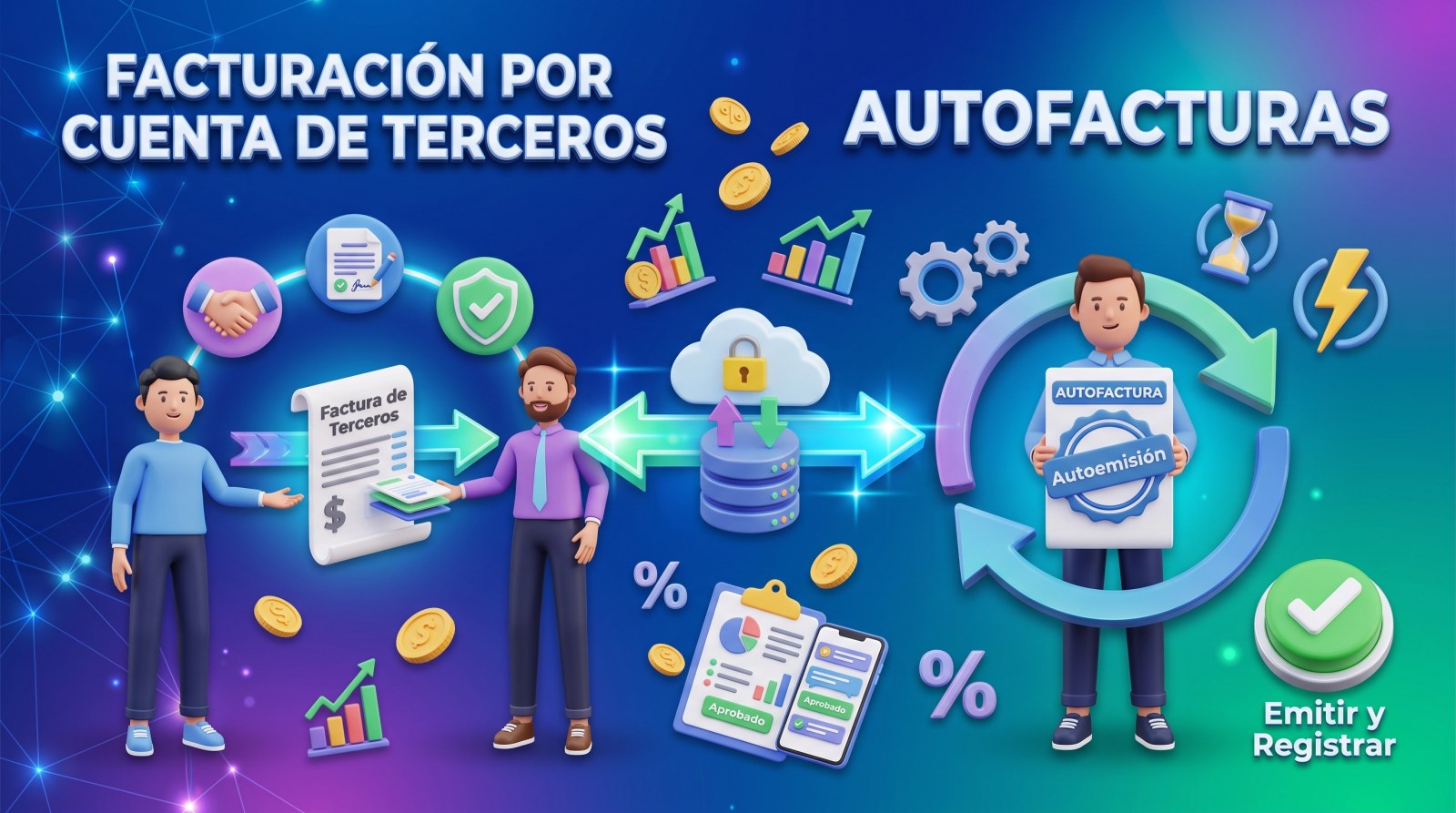 Portada de Facturación por cuenta de terceros y autofacturas