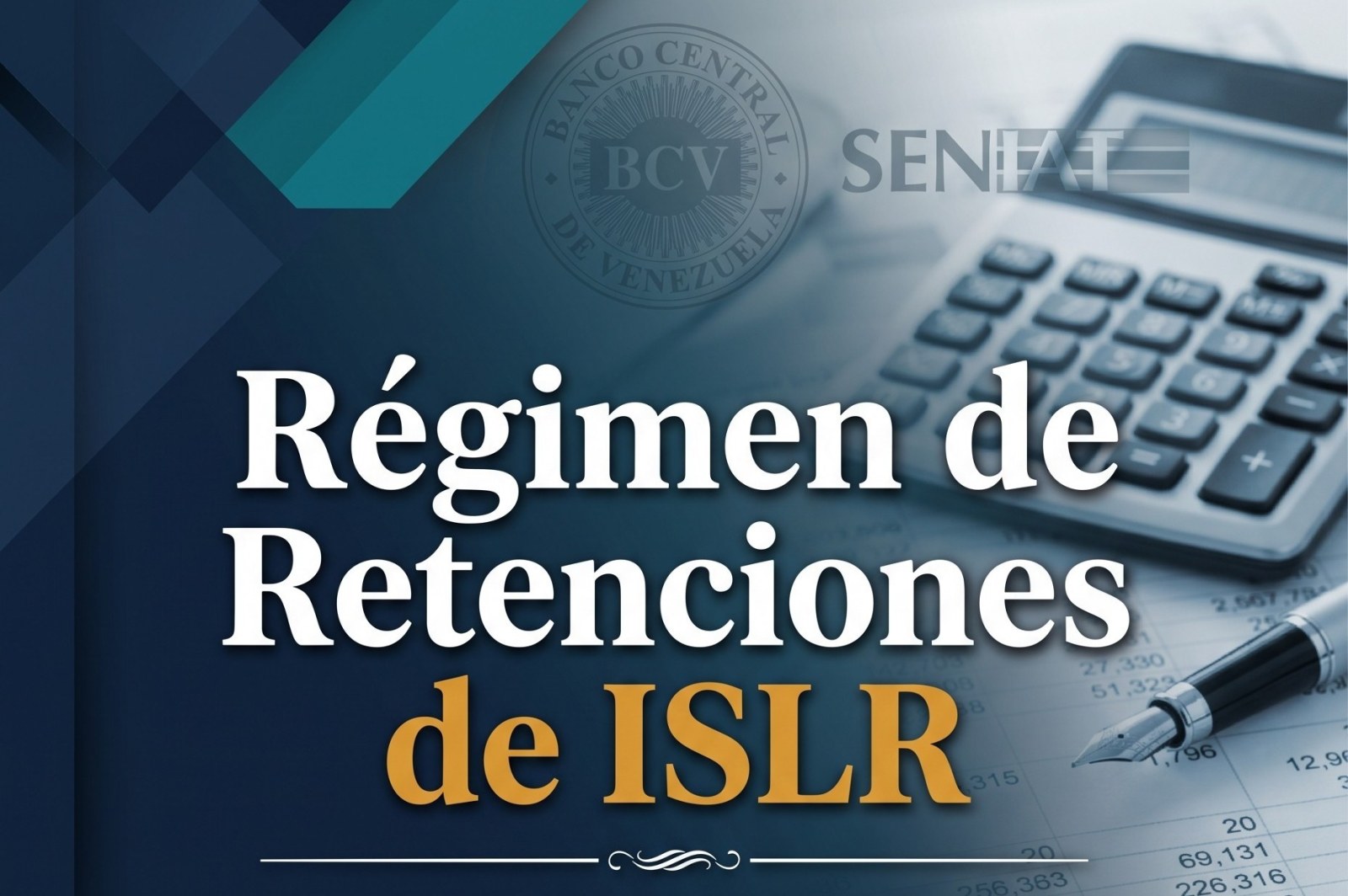 Portada de Taller de Retenciones de ISLR distinto a sueldos y salarios actualizado
